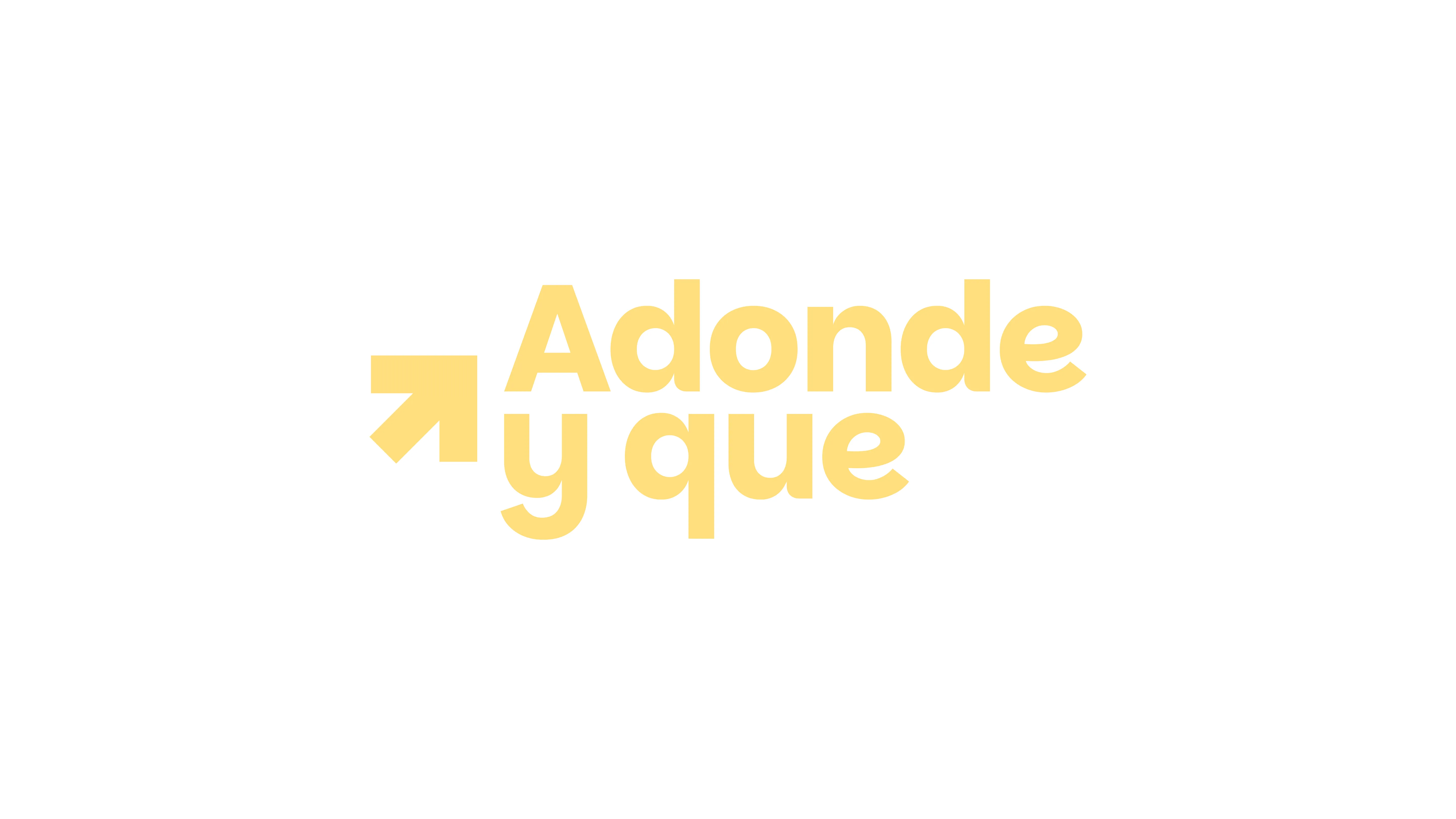 Adonde y que ® logo 4